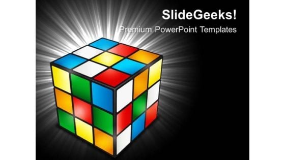 Rubikcube Game PowerPoint Templates And PowerPoint Themes 0312