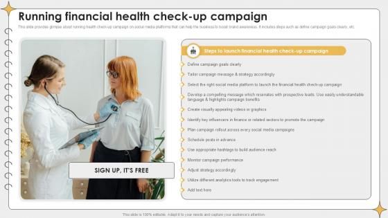 Running Financial Health Check Planning Outreach Campaigns PPT Example Running Financial Health Check Planning Outreach Campaigns PPT Example