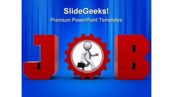 Running For Jobs Future PowerPoint Themes And PowerPoint Slides 0211 Running For Jobs Future PowerPoint Themes And PowerPoint Slides 0211
