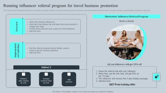 Running Influencer Referral Program Tours And Travel Business Advertising Inspiration Pdf