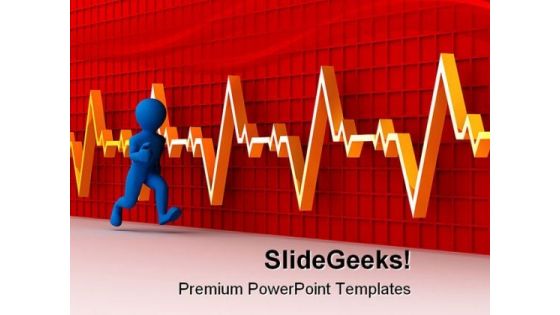 Running Man Business PowerPoint Template 1110