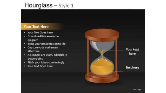 Running Out Of Time Hourglass PowerPoint Ppt Templates