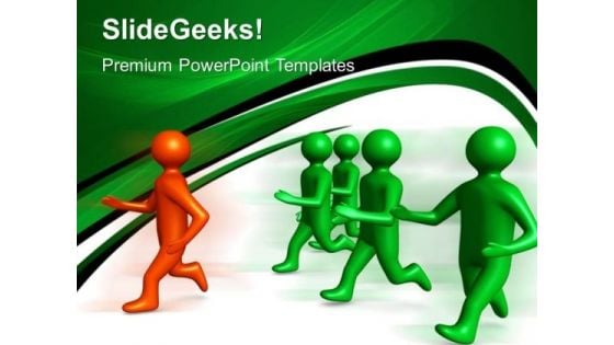Running People PowerPoint Templates And PowerPoint Themes 0512 Running People PowerPoint Templates And PowerPoint Themes 0512