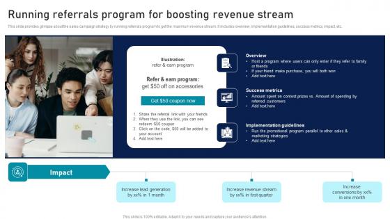 Running Referrals Program For Boosting Revenue Strategic Sales Plan To Enhance Themes Pdf Running Referrals Program For Boosting Revenue Strategic Sales Plan To Enhance Themes Pdf