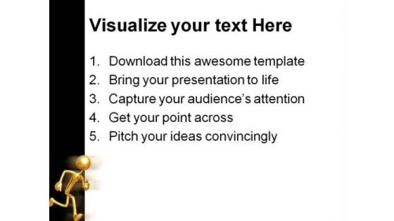 Running Success PowerPoint Themes And PowerPoint Slides 0811