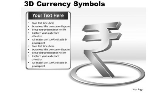 Rupee Currency Symbol PowerPoint Slides And Ppt Diagram Templates