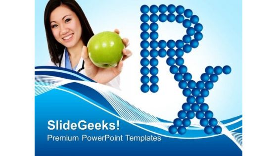 Rx Medical Symbol PowerPoint Templates And PowerPoint Themes 0812