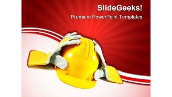 Safety Construction PowerPoint Templates And PowerPoint Backgrounds 0611