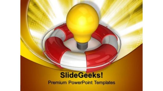 Safety Light Technology PowerPoint Templates And PowerPoint Themes 0912