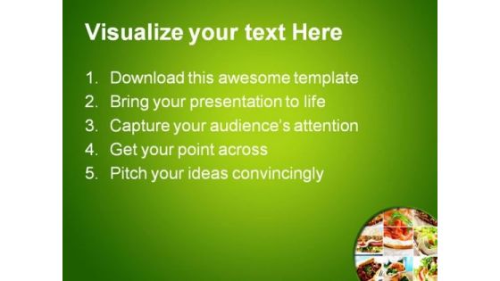 Salad Collage Food PowerPoint Templates And PowerPoint Backgrounds 0311
