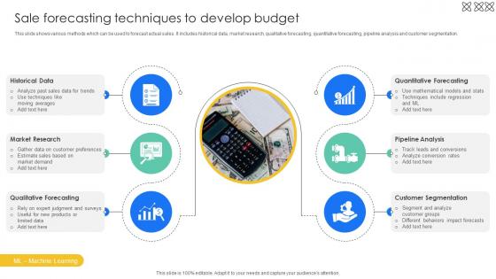 Sale Forecasting Techniques To Develop Effective And Efficient Tools To Develop Fin SS V