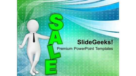 Sale Is The Best Time Of Shopping PowerPoint Templates Ppt Backgrounds For Slides 0713