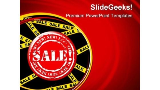 Sale Tag Marketing PowerPoint Templates And PowerPoint Backgrounds 0811