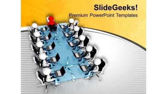 Sales And Marketing Review Meeting PowerPoint Templates Ppt Backgrounds For Slides 0713