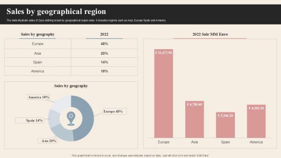 Sales By Geographical Region Branded Clothing Company Profile PPT Example CP SS V