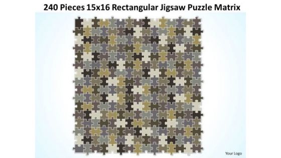 Sales Diagram 240 Pieces 15x16 Rectangular Jigsaw Puzzle Matrix Consulting Diagram