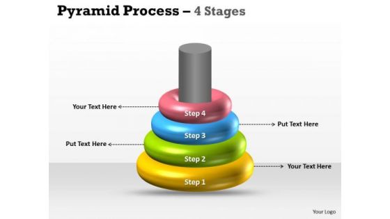 Sales Diagram 4 Rings For Marketing Process Business Finance Strategy Development