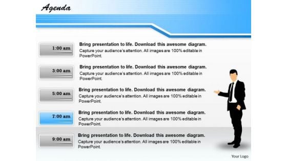 Sales Diagram Agenda Business Finance Strategy Development