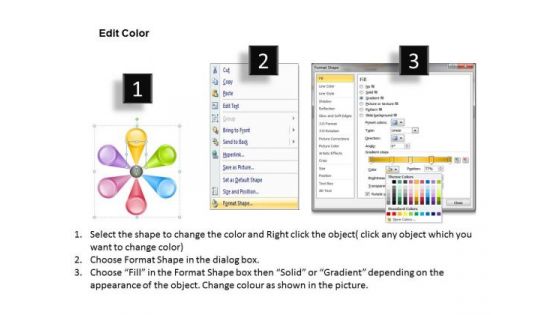 Sales Diagram Analogy Of Multicolored Business Diagram