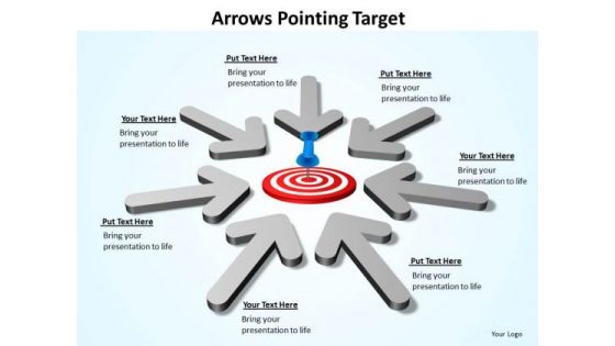 Sales Diagram Arrows Pointing Target Strategic Management Sales Diagram Arrows Pointing Target Strategic Management