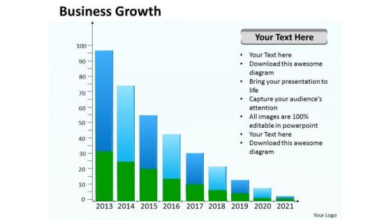Sales Diagram Business Growth Business Finance Strategy Development
