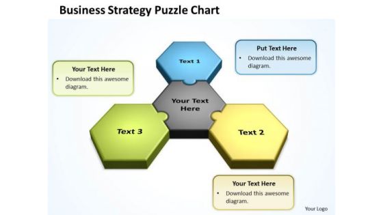 Sales Diagram Business Strategy Puzzle Chart Business Diagram