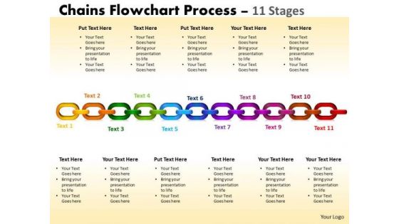 Sales Diagram Chains Flowchart Process Diagram 11 Stages Consulting Diagram