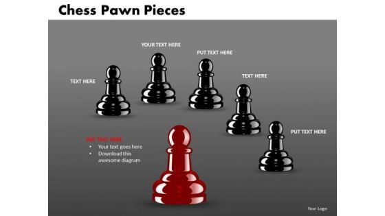 Sales Diagram Chess Pawn Pieces Business Cycle Diagram