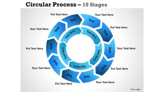 Sales Diagram Circular Process 10 Stages 3 Marketing Diagram