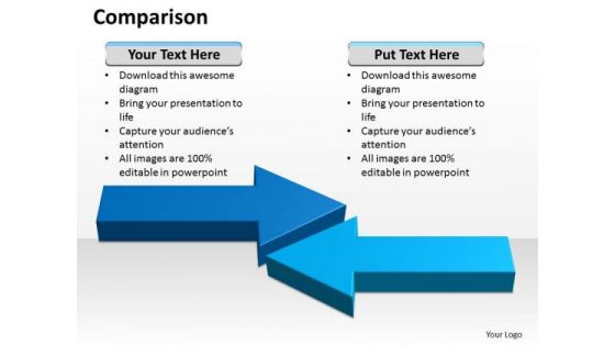 Sales Diagram Comparison Marketing Diagram