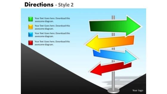 Sales Diagram Directions Style 2 Marketing Diagram