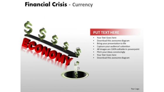 Sales Diagram Financial Crisis Currency Strategy Diagram