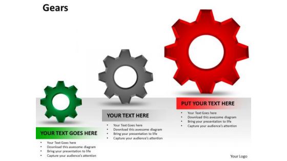 Sales Diagram Gears Business Framework Model