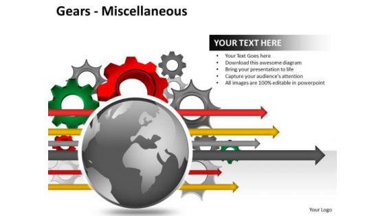 Sales Diagram Gears Misc Business Finance Strategy Development