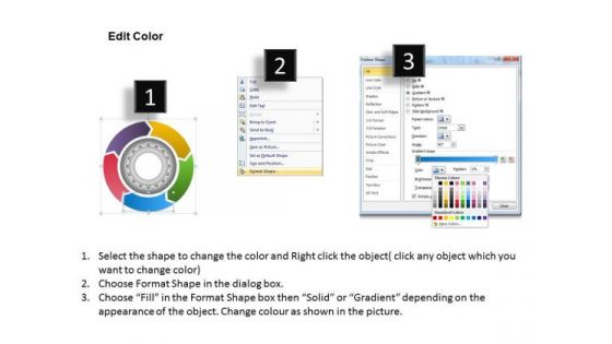 Sales Diagram Illustration Of 5 Stages Multicolored Flow Chart With Gears Marketing Diagram