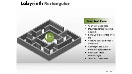 Sales Diagram Labyrinth Rectangular Marketing Diagram