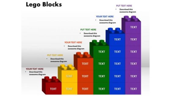 Sales Diagram Lego Blocks Business Diagram