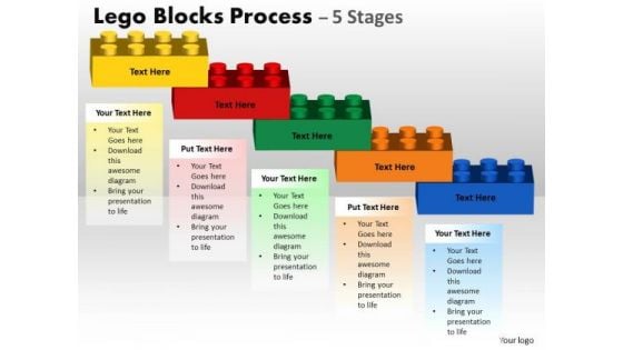 Sales Diagram Lego Blocks Process 5 Stages Consulting Diagram