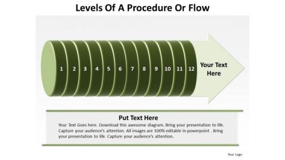 Sales Diagram Levels Of A Procedure Or Flow 12 Stages Marketing Diagram