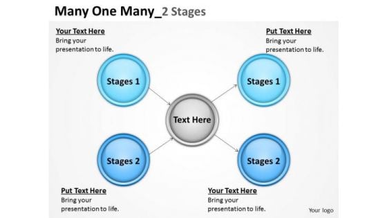 Sales Diagram Many One Many 2 Stages 5 Business Diagram Sales Diagram Many One Many 2 Stages 5 Business Diagram