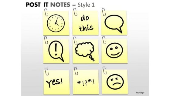 Sales Diagram Post It Notes Style Business Framework Model Sales Diagram Post It Notes Style Business Framework Model