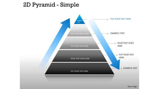 Sales Diagram Pyramid Design With Process Arrow Business Cycle Diagram