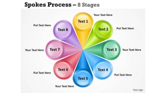 Sales Diagram Spoke Process 8 Stages Consulting Diagram
