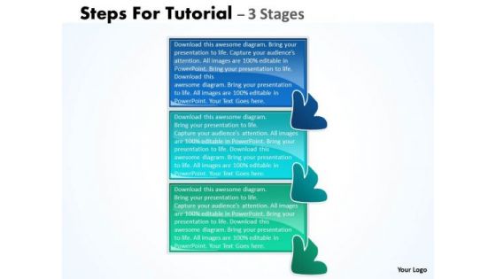 Sales Diagram Steps For Tutorial 3 Stages Strategy Diagram