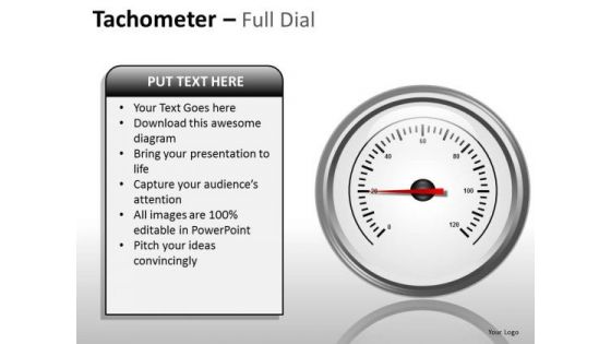 Sales Diagram Tachometer Full Dial Marketing Diagram