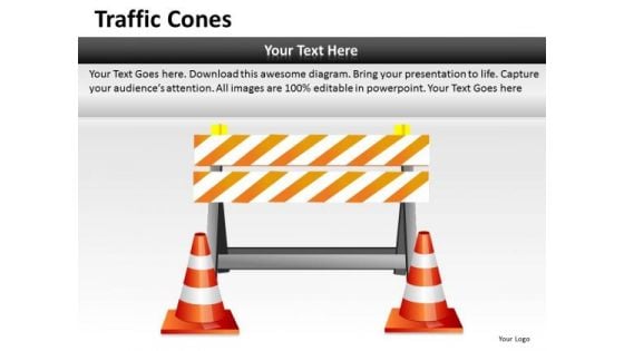 Sales Diagram Traffic Cones Business Cycle Diagram