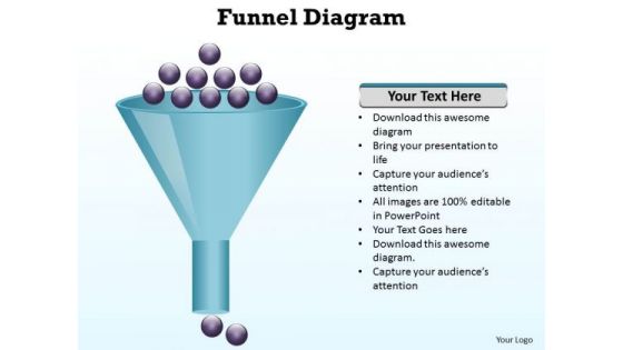 Sales Diagram Use Funnel Process For Slow Output Business Cycle Diagram