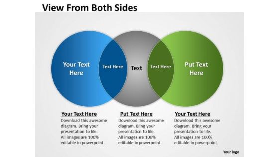 Sales Diagram View From Both Sides Consulting Diagram