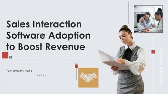 Sales Interaction Software Adoption To Boost Revenue Ppt Example CRP CD V