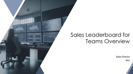 Sales Leaderboard For Teams Overview PPT Mockup AT